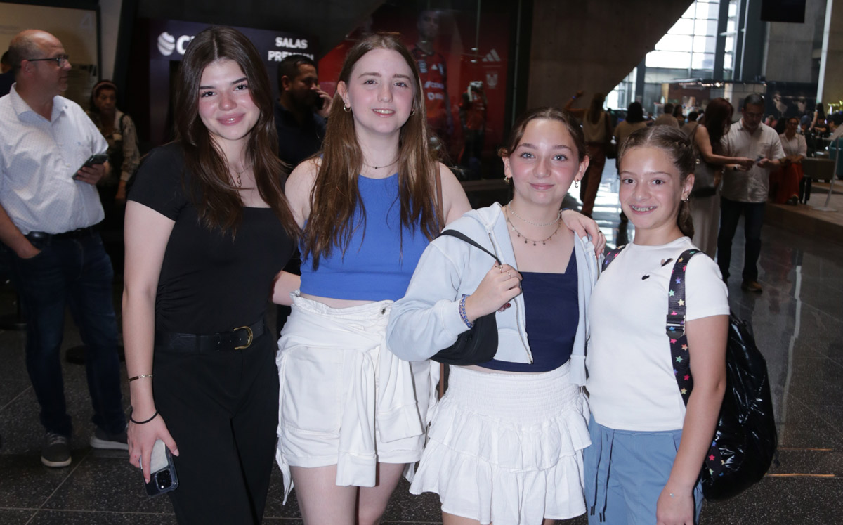Fernanda De la Garza, Paulina Pérez, Isabel Pérez y María Esquino / Foto: Roberto Alvarado