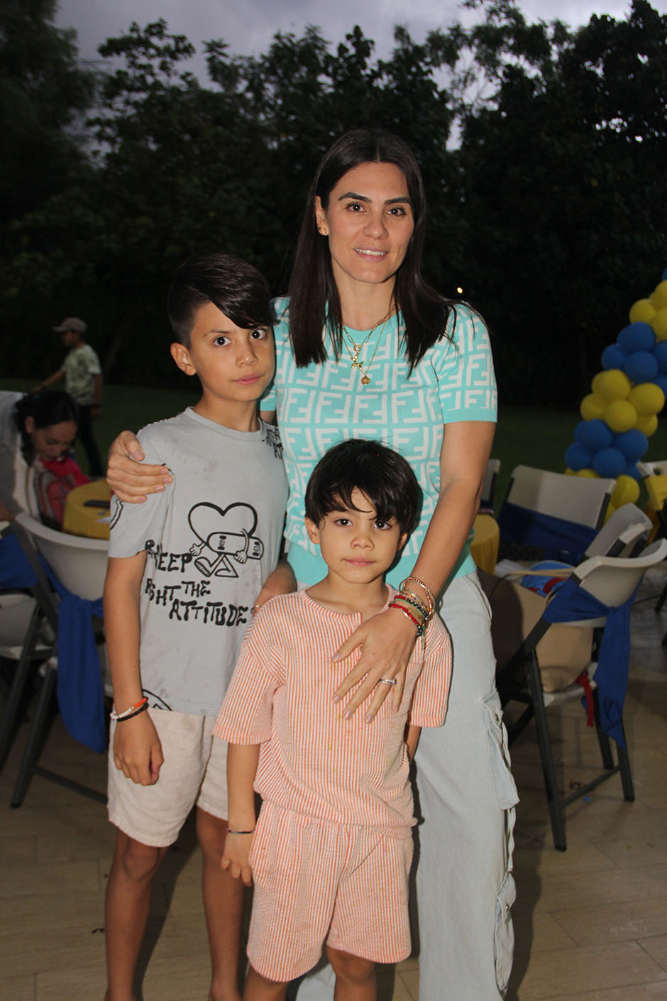 Máximo Suárez, Elena Orozco y Marcelo Suárez.