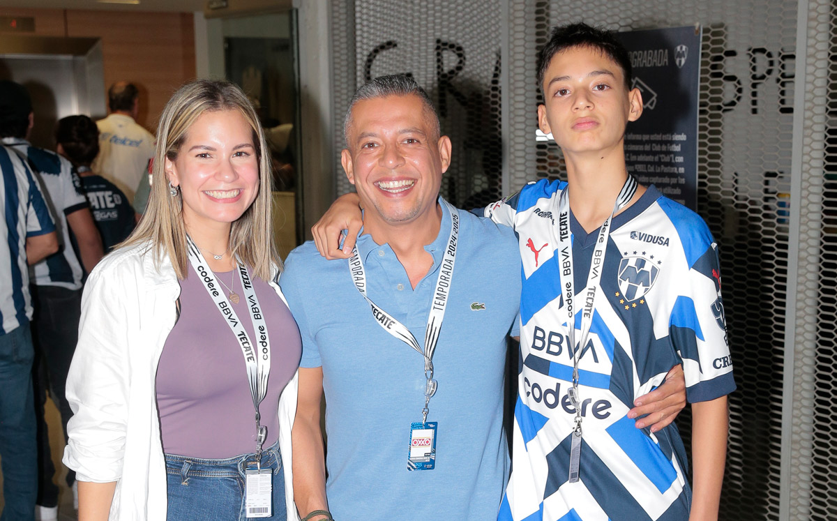 Viviana Arenas, Ernesto García y Leonardo García / Foto: Daniel Saldívar