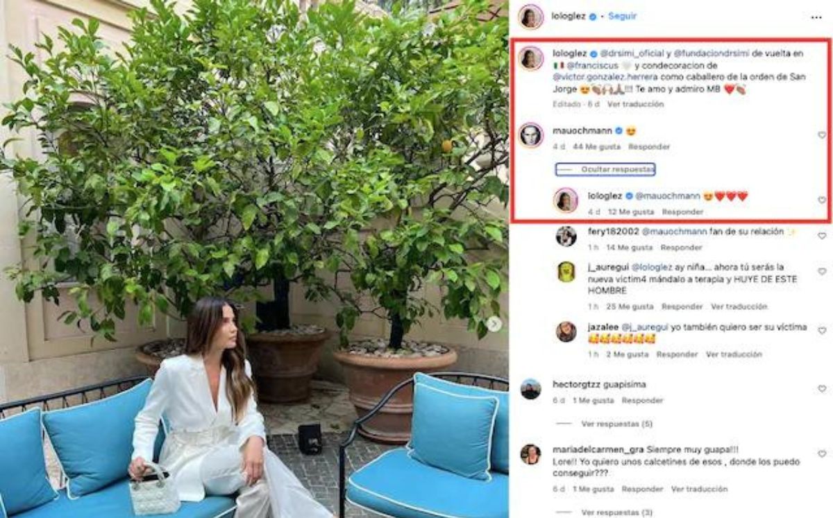 Mauricio Ochmann estaría coqueteando con Lorena González (Instagram)