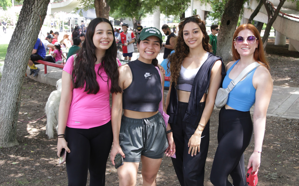 Ana Lucía Borda, Karla Borda, Mariana González y Camila González / Foto: Roberto Alvarado