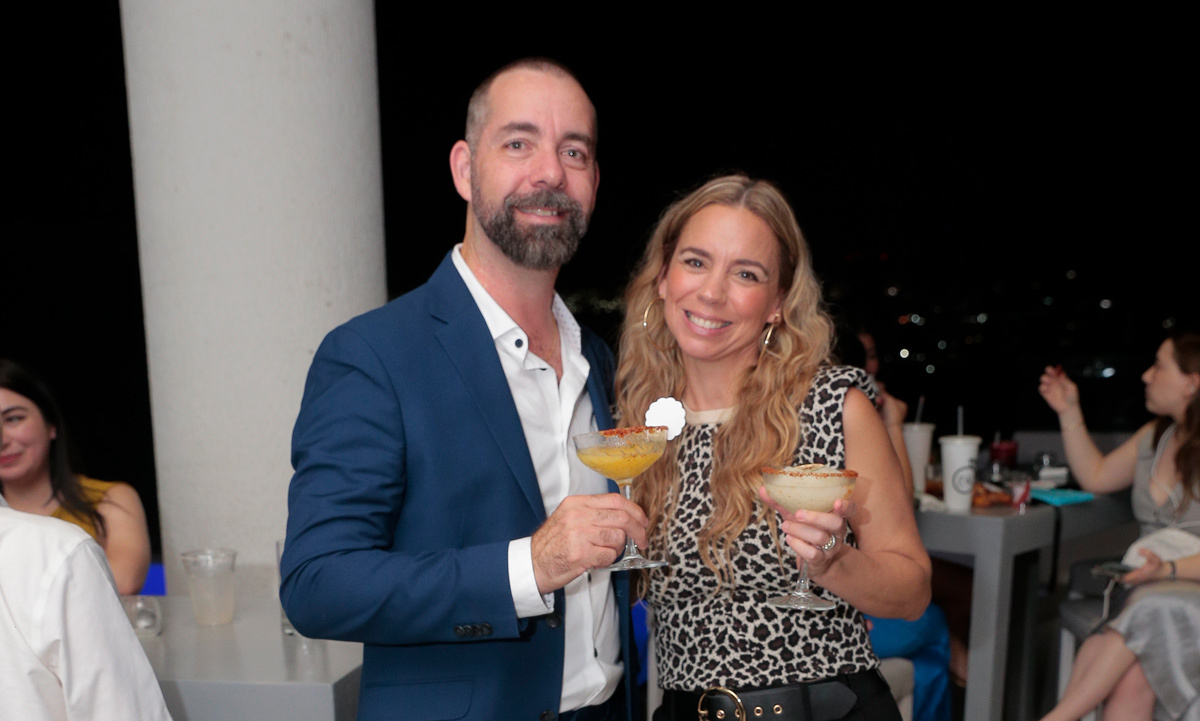 André de Marcos y Kelly Nelson / Foto: Daniel Saldívar