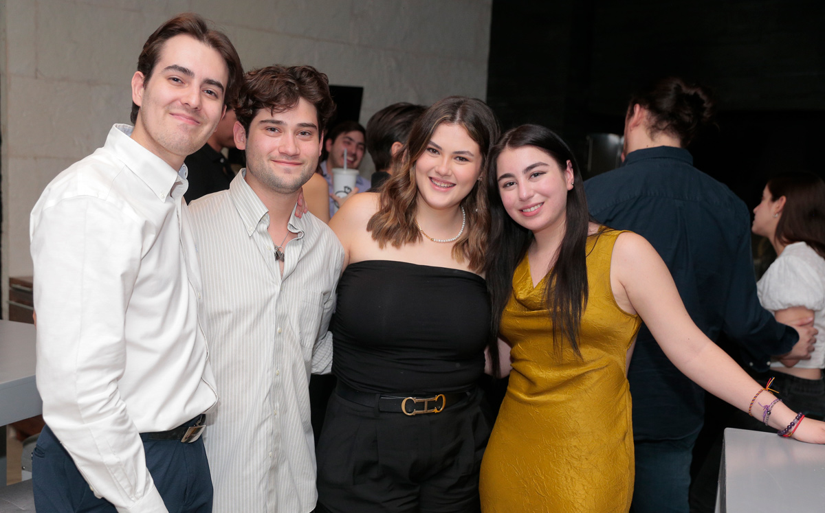 Carlos De Alzúa, José Ramos, María Ramos y Anaelisa Cadena / Foto: Daniel Saldívar