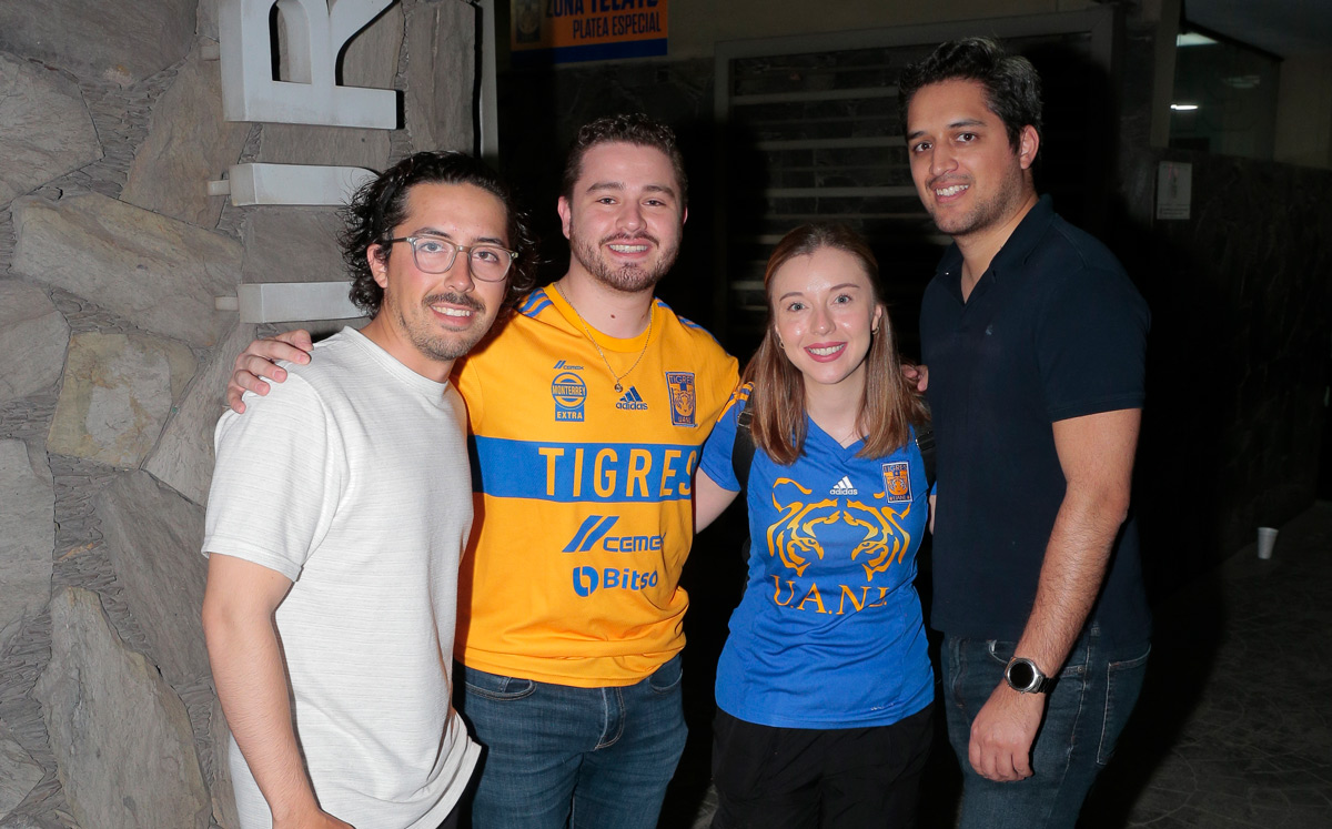 Diego Arias, Luis Carlos Salinas, Estefany Martínez y Daniel Vega / Foto: Daniel Saldívar