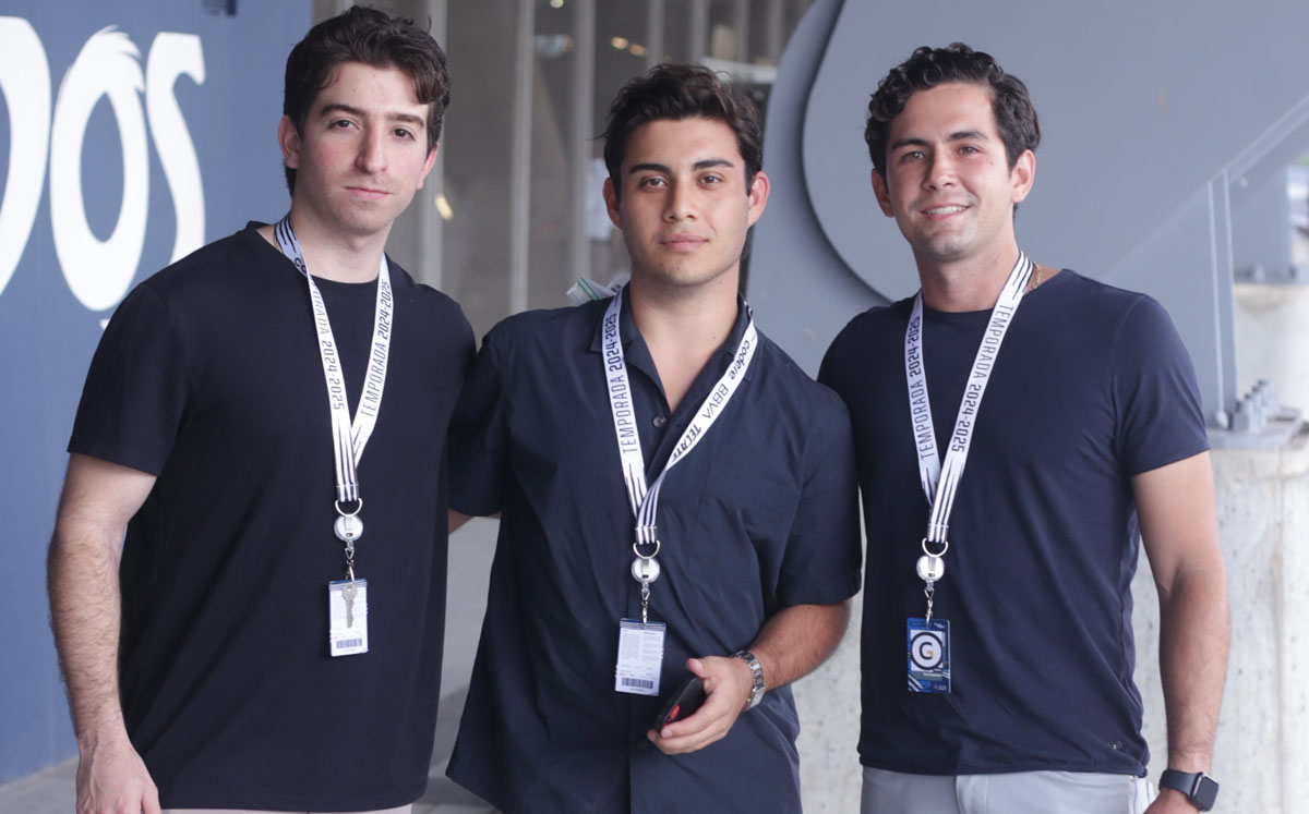 Lalo Treviño, Jorge García y Alejandro Narro