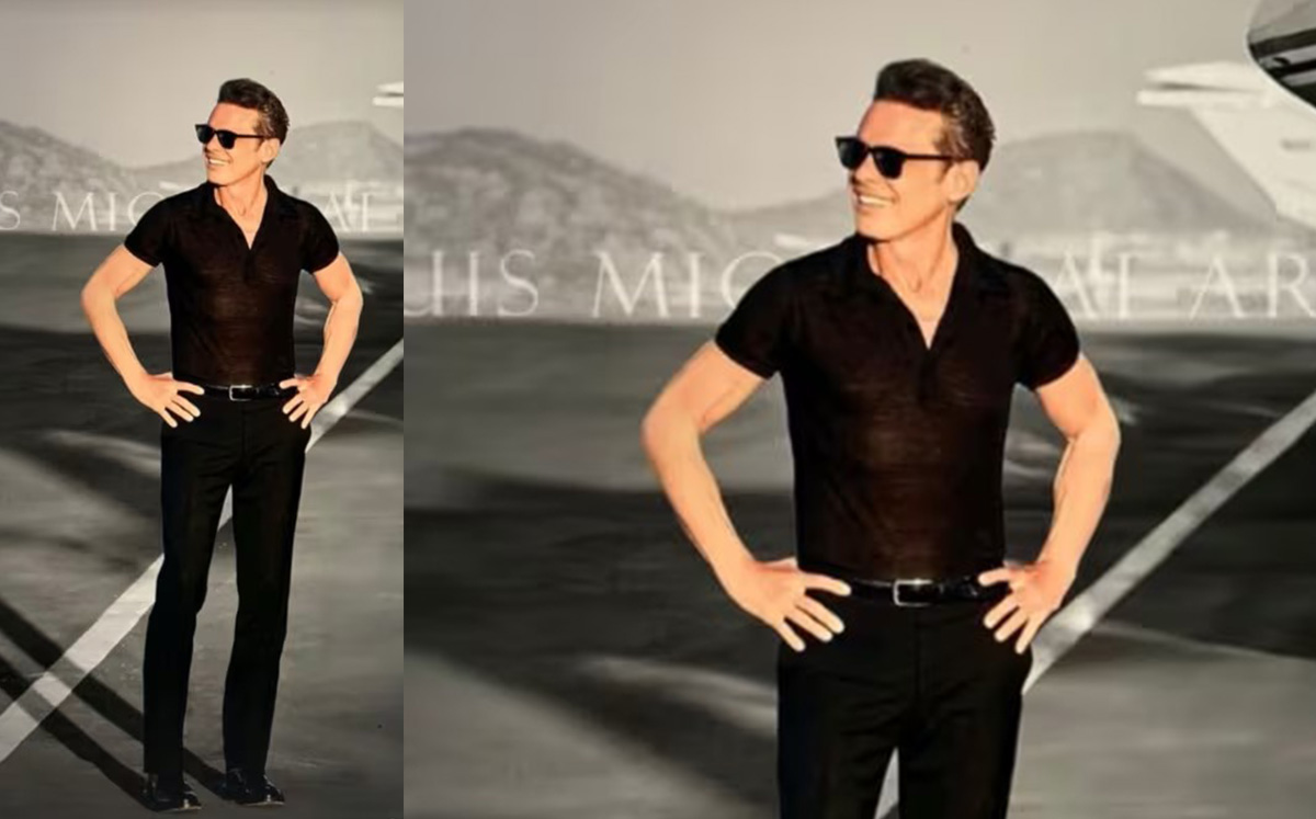 Luis Miguel eleva las semitransparencias con este look (Instagram)