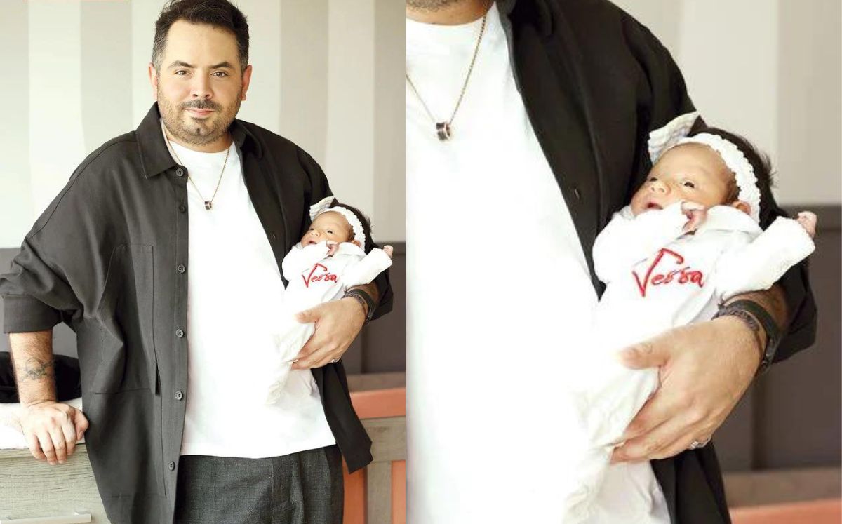 José Eduardo con su hija, Tessa (Hola)