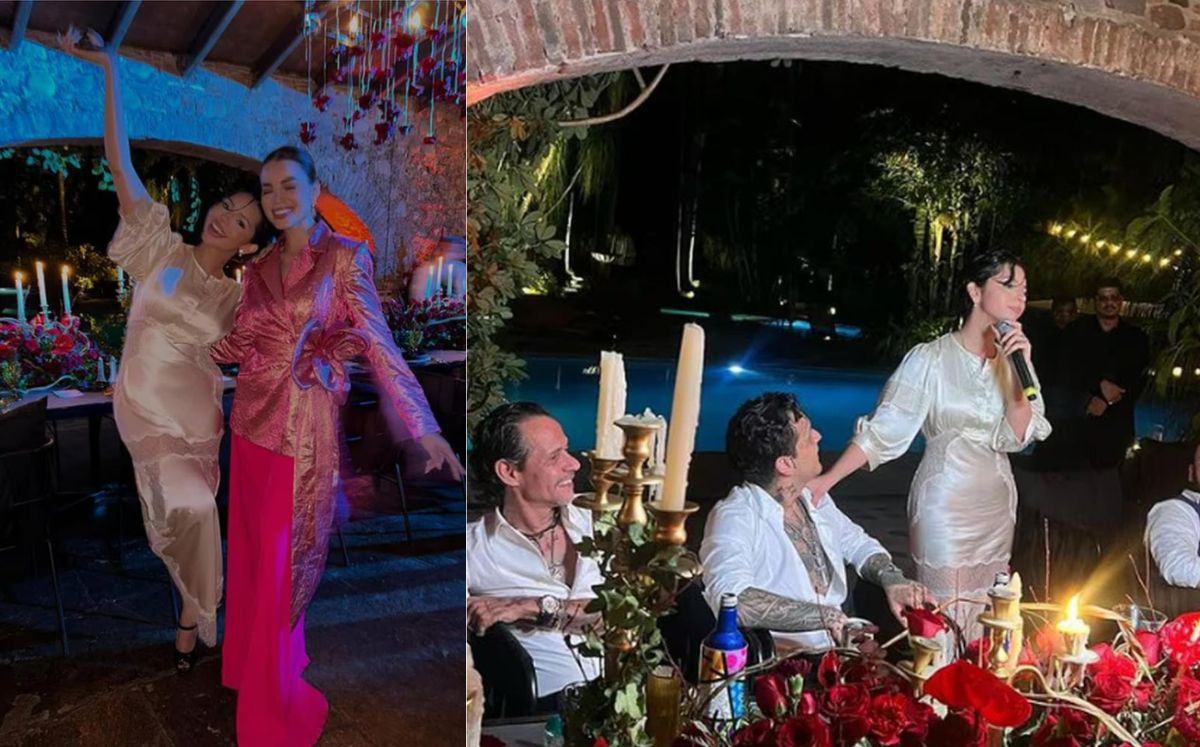 Ángela Ángela Aguilar luce vestido de novia con toques lenceros (Instagram)