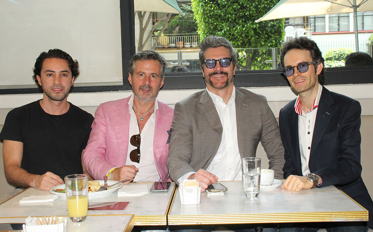 Arturo Chavero, Marcó Valentíni, Marcelo Córdoba y Rafa Picard