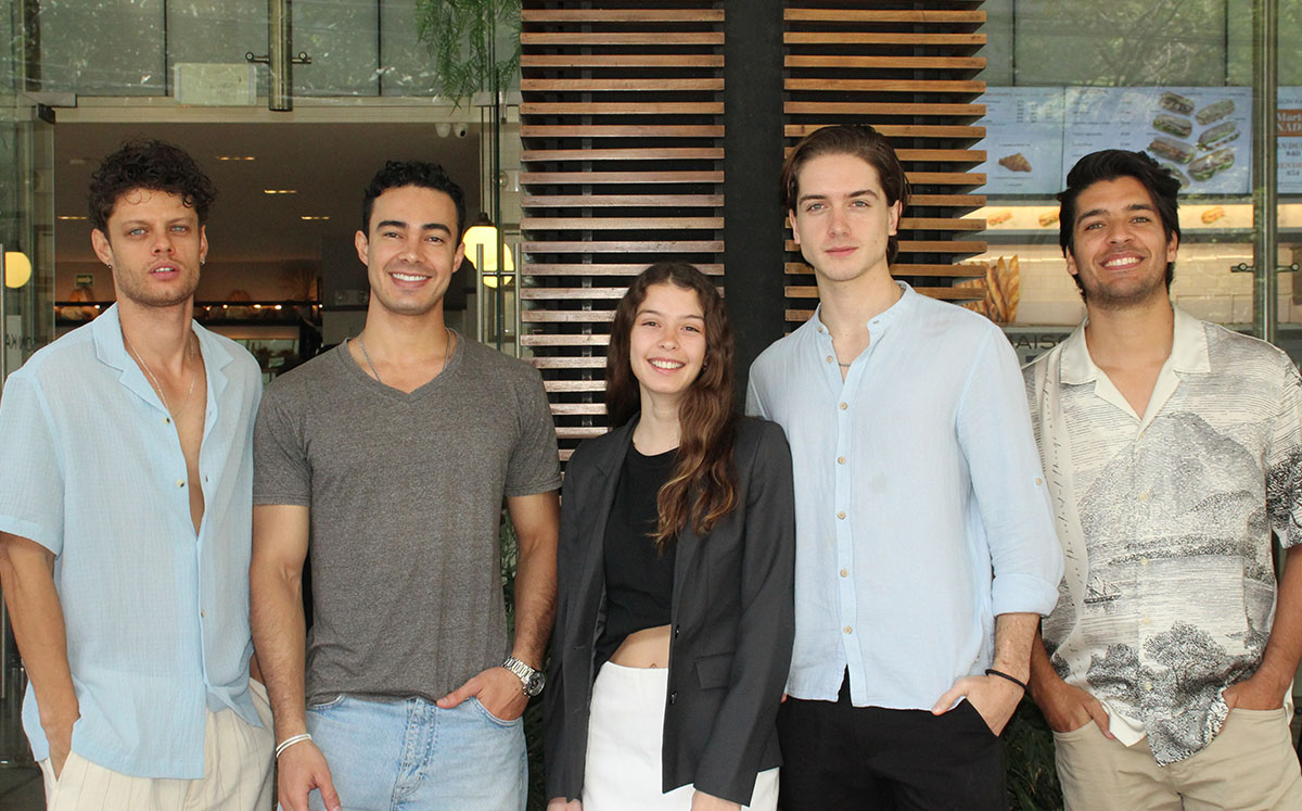 Carlos Contreras, Frederick Kelley, Albertina Forase, Blas Forajese y  Alejandro Ruiz