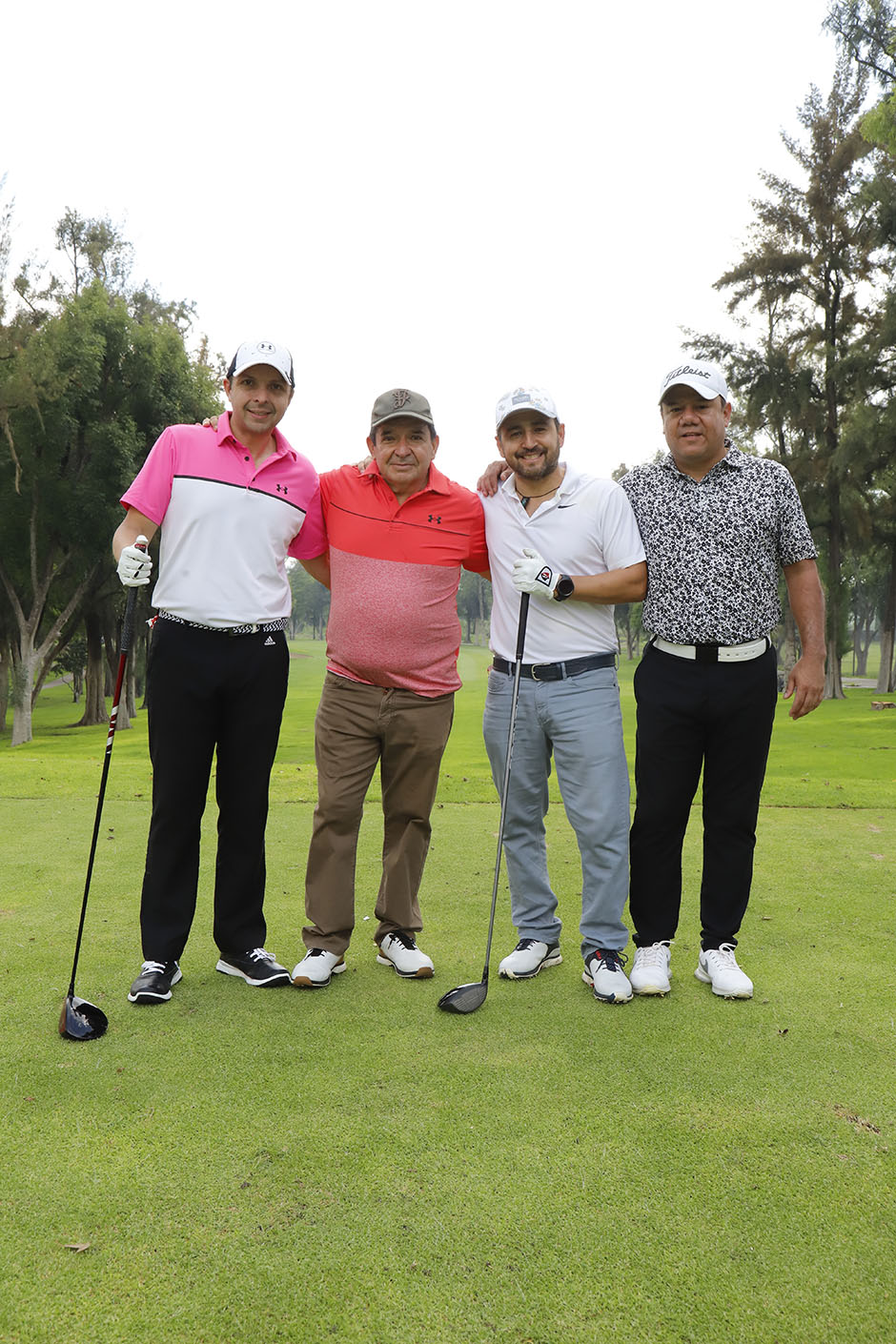 Alfonso Salas, Javier Temores, Adrián Luévanos y Roberto Godoy