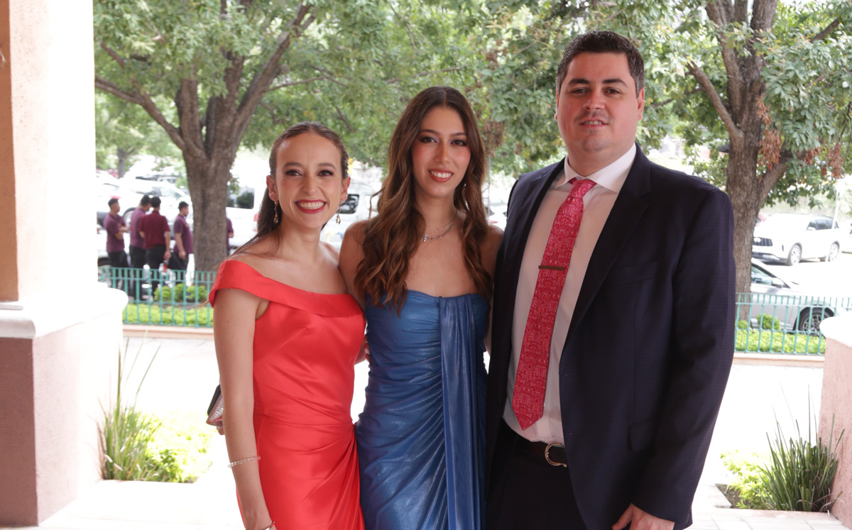 Ana Valdez, Fernanda Fiehn y Julio De la Garza / Foto: Roberto Alvarado