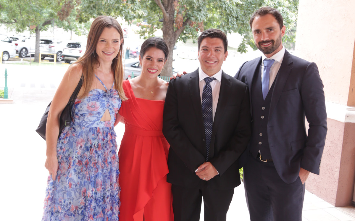 Ania Balderas, Camila Guerrero, Antonio Ríos y Alejandro Balderas / Foto: Roberto Alvarado