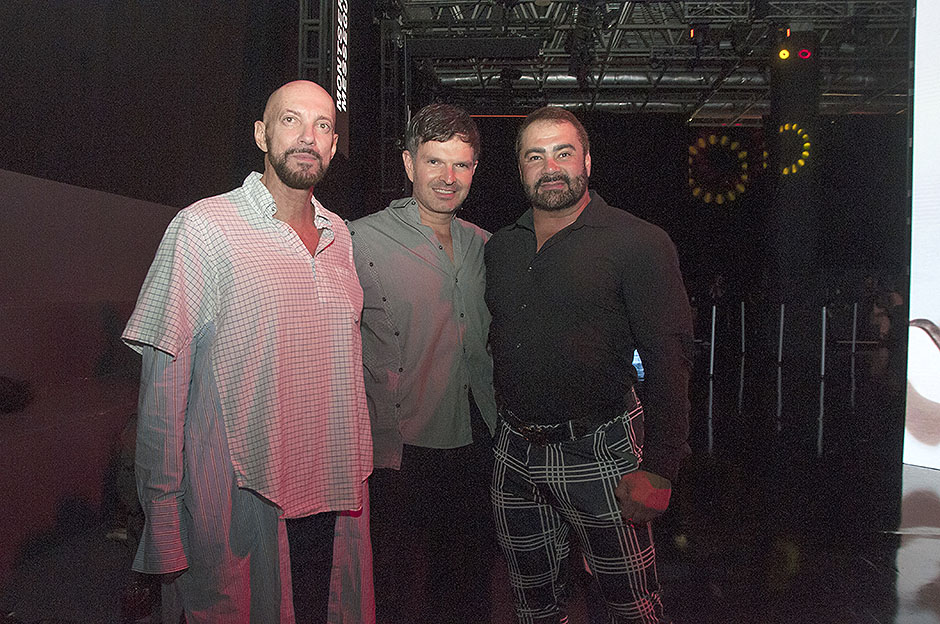 Jorge Lupercio, Sandro Cruz y Ricardo Aldrete