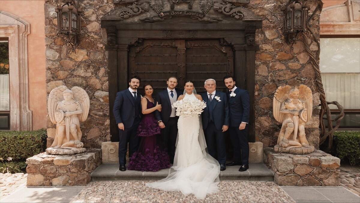La familia de la novia
