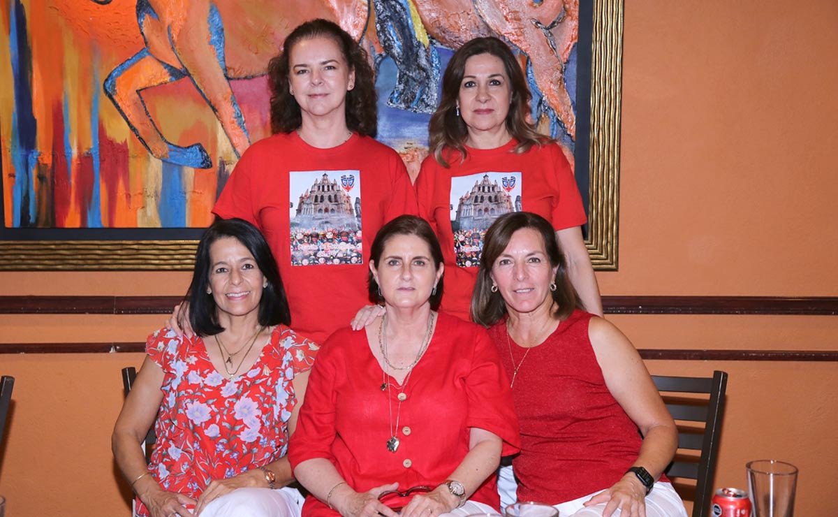 Blanca, Marcela, Adriana, Marycarmen y Mónica