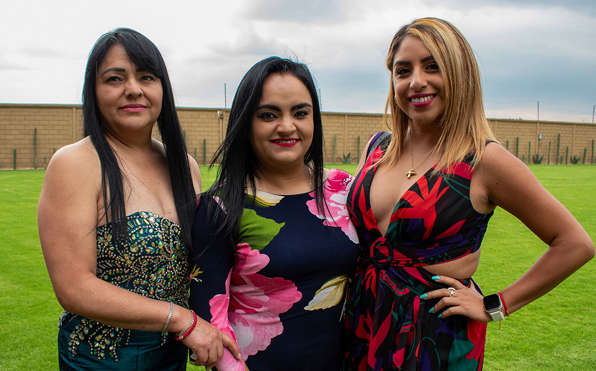 Karina Velázquez, Damaris Velázquez y Gabriela Velázquez