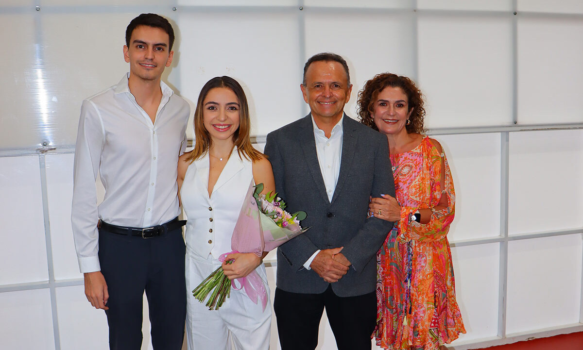 José Daniel de las Fuentes, Katia Gómez, Ernesto Gómez y Patricia Obregón