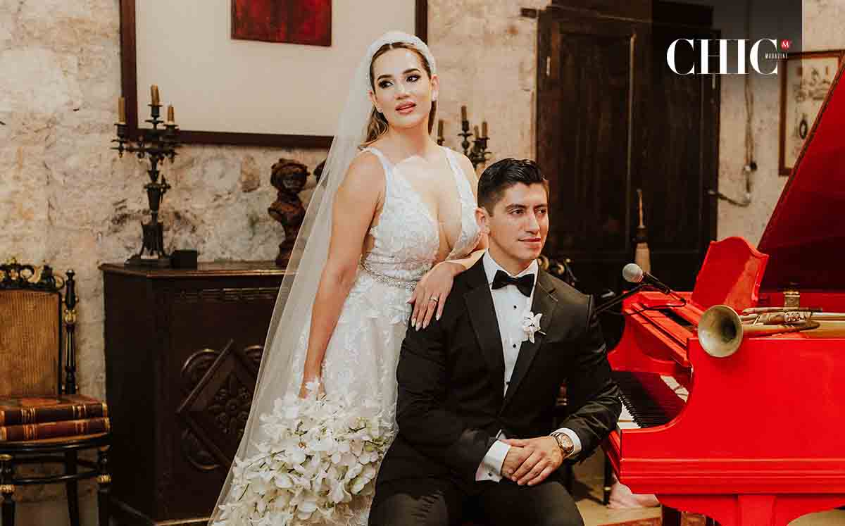 MAYELA CARRANCO y RICARDO CASANOVA los felices esposos