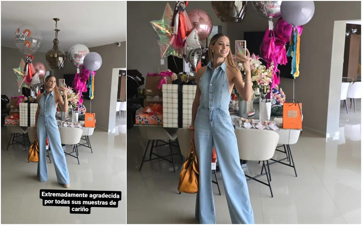 Mariana Rodríguez se lució con un mono de mezclilla, tras su cumpleaños (Foto: Instagram)
