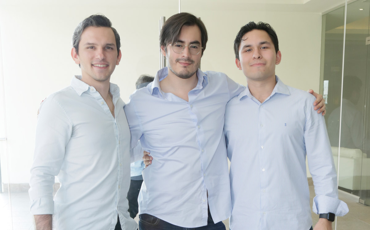 Alberto Lozano, Eugenio Tijerina y Ricardo Martínez