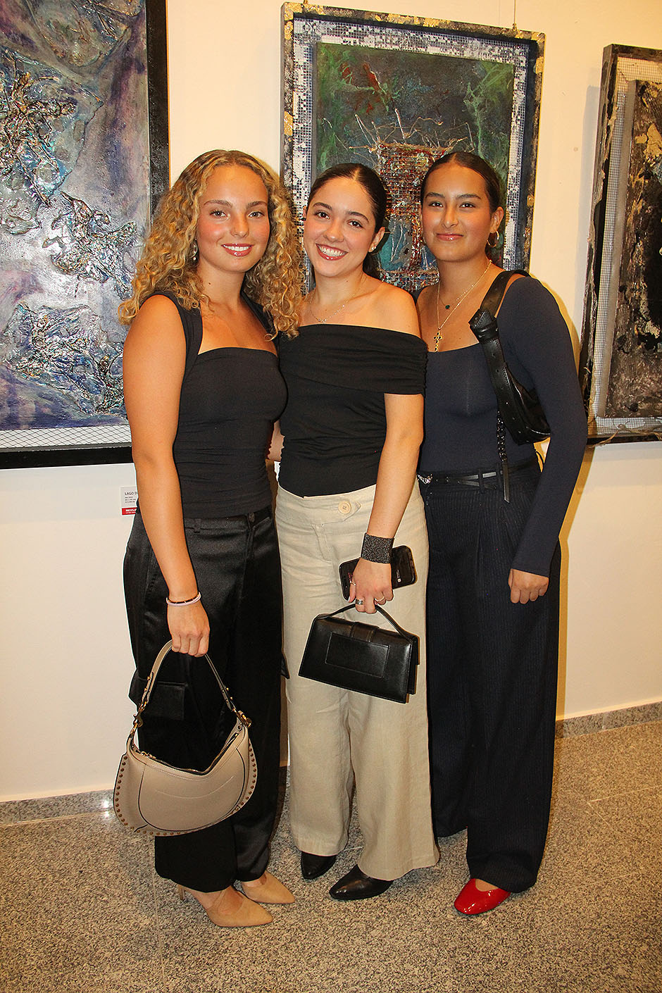 Camila Gómez, Dayana Ríos y Alessandra Gaytán