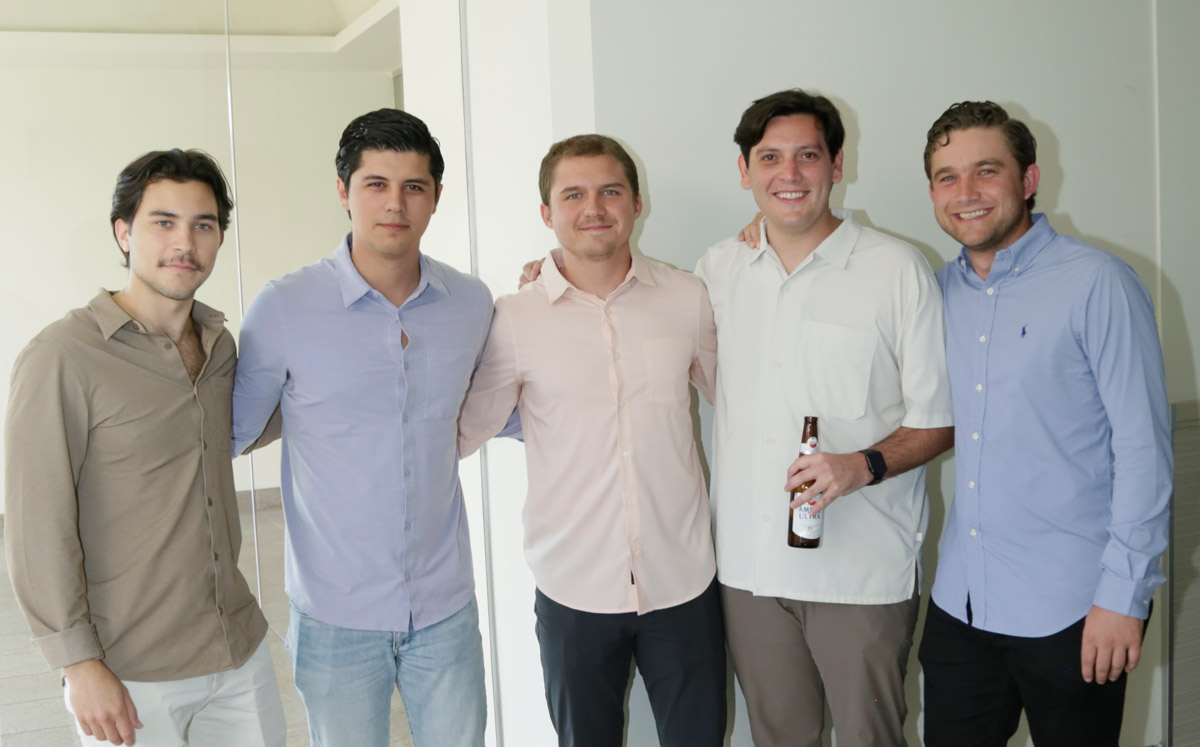 Daniel Lamothe, David Lozano, Alberto Azzario, Benjamín Cabada y Patricio Guerra