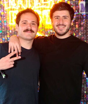 Eduardo Wise y Adrián de la Garza