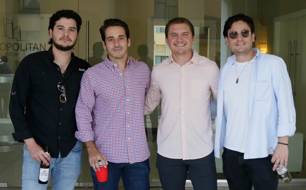 Gabriel Martínez, Fernando Chapa, Alberto Azzario y Andrés Uribe