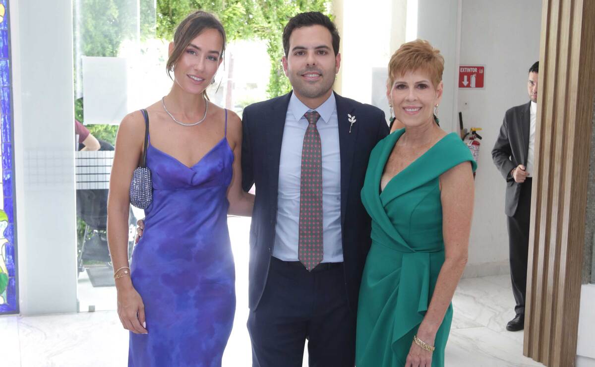 Natalia Abascal, Daniel Domínguez y Magdalena Chapa