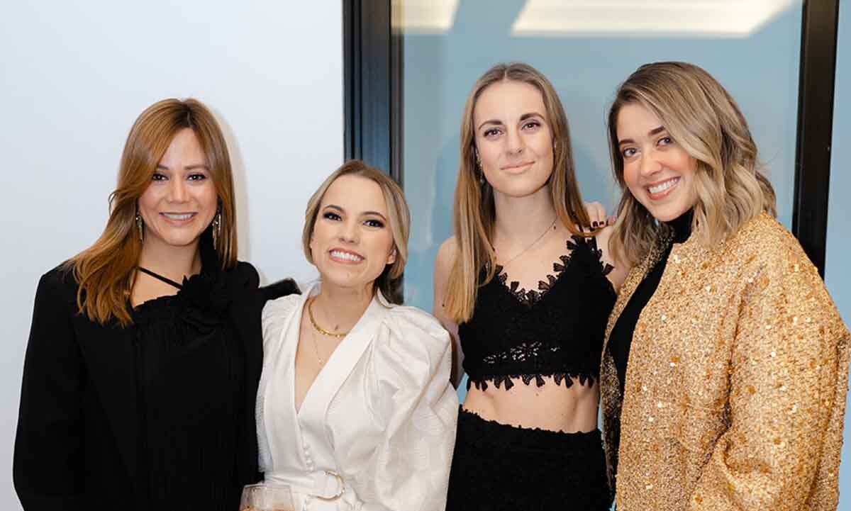 Andreina Scott, María Andrea Díaz, Adriana Ríos y Ana Elisa Lim