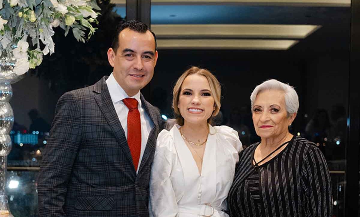 Jorge Mora, María Andrea Díaz y Pilar Treviño