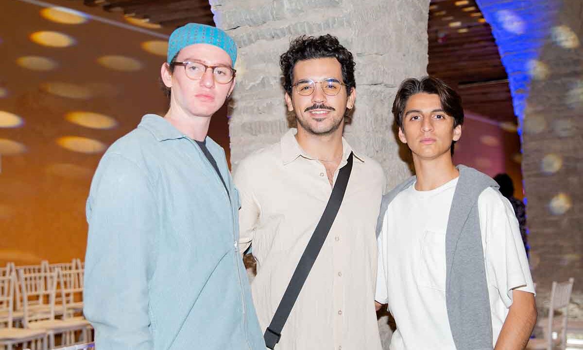 Emiliano Morales, Alex Servín y Diego Díaz