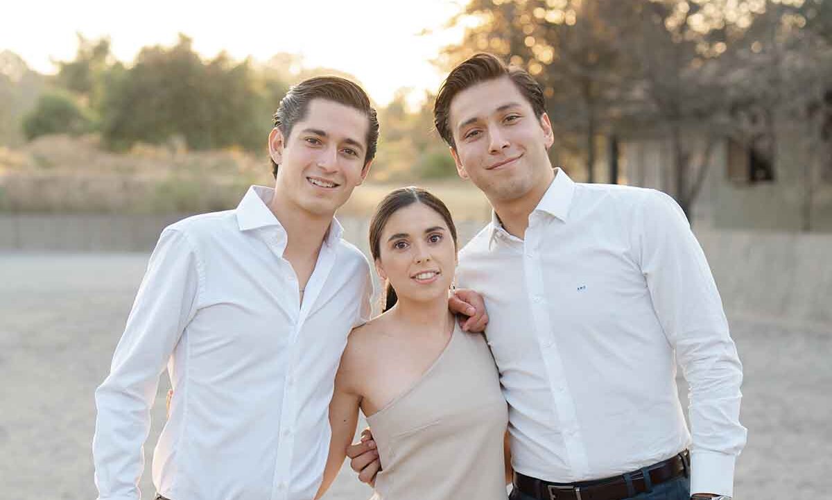Daniel Márquez, Pili Rodríguez y André Márquez