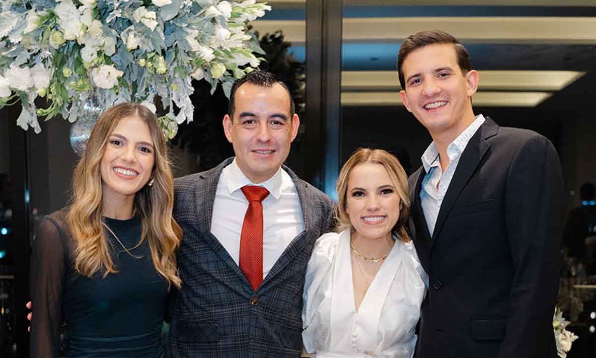 Irma Gámez, Jorge Mora, María Andrea Díaz y José Nacif Carmona