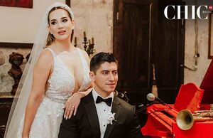 MAYELA CARRANCO y RICARDO CASANOVA los felices esposos