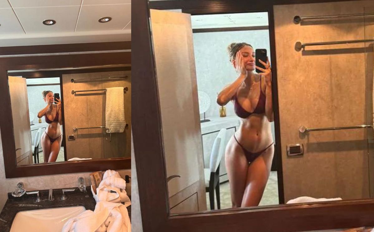 Mathilde Pinault posa en bikini desde yate (Instagram)