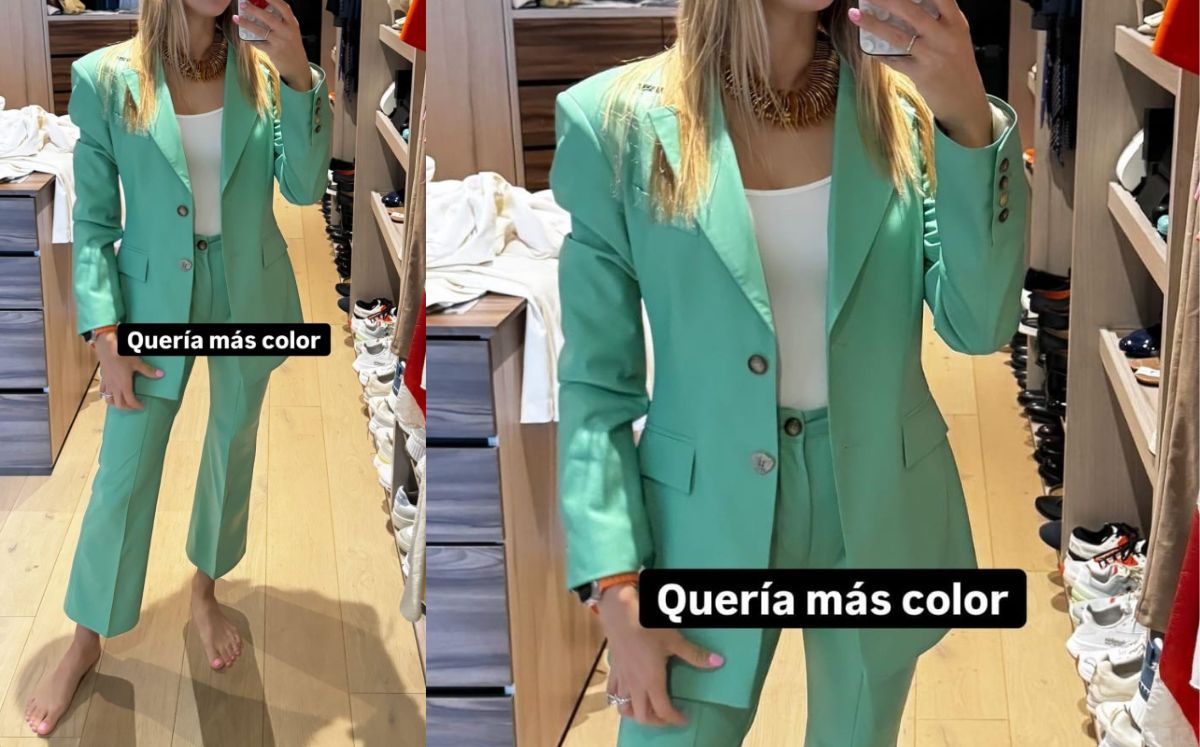 Vestido sastre de Mariana Rodríguez (Instagram)