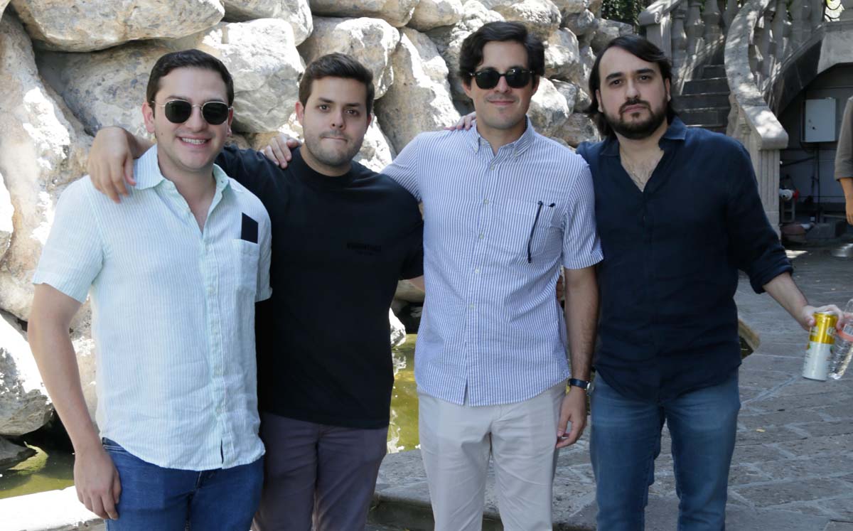Gabriel Sañudo, Rogelio Reyes, Juan Carlos Durán y Mauricio Flores