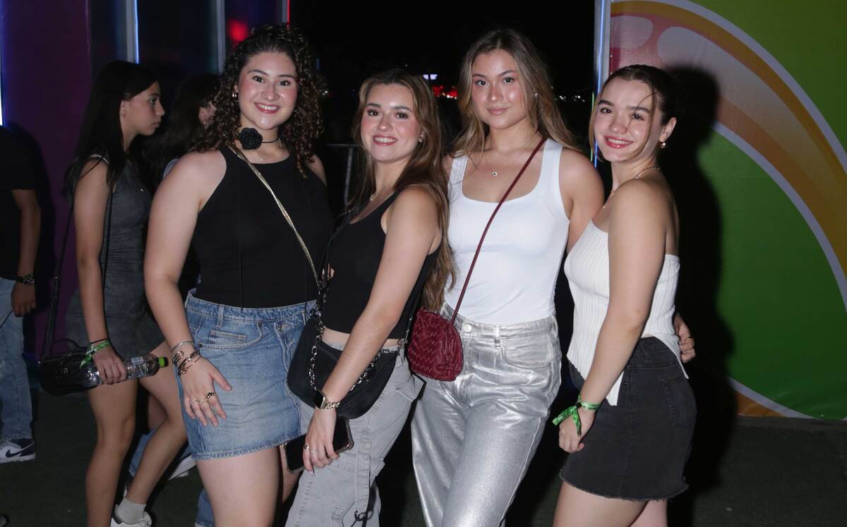 Gabriela Escobar, Michelle Montemayor, Claudia Escobar y Jimena Salinas