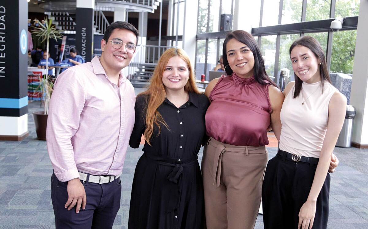 Héctor López, Mónica Cantú, Mónica Amerio y Marcela Amezquita