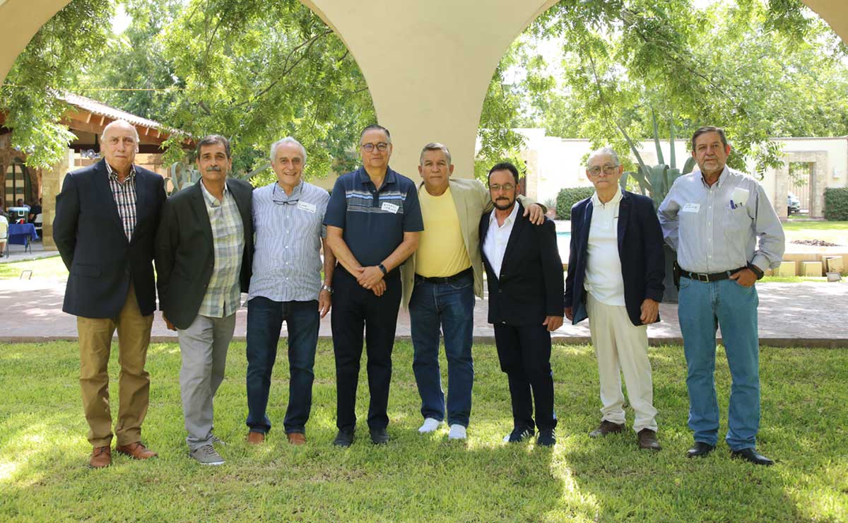 Heriberto, Francisco, Víctor, Eduardo, Gabriel, Nicolás, Erber y Óscar
