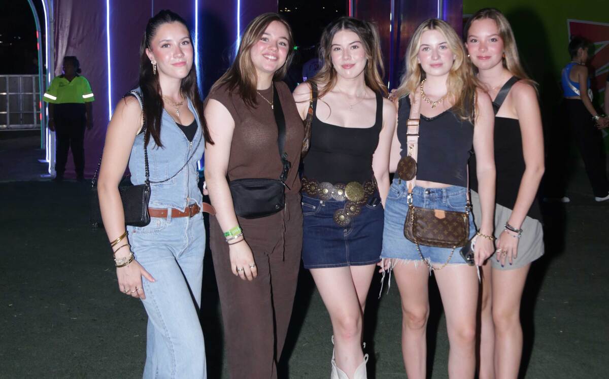 Isabella Garza, Daniela García, Maya Garza, Paulina Montemayor y luciana garza