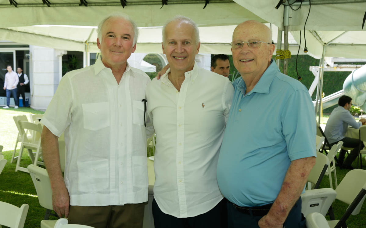 Marcelo Fernández, Óscar Guevara y Humberto Cantú