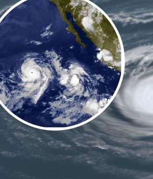 Huracán Gilma se intensifica a categoría 3; zonas afectadas (Foto: X/Poe)