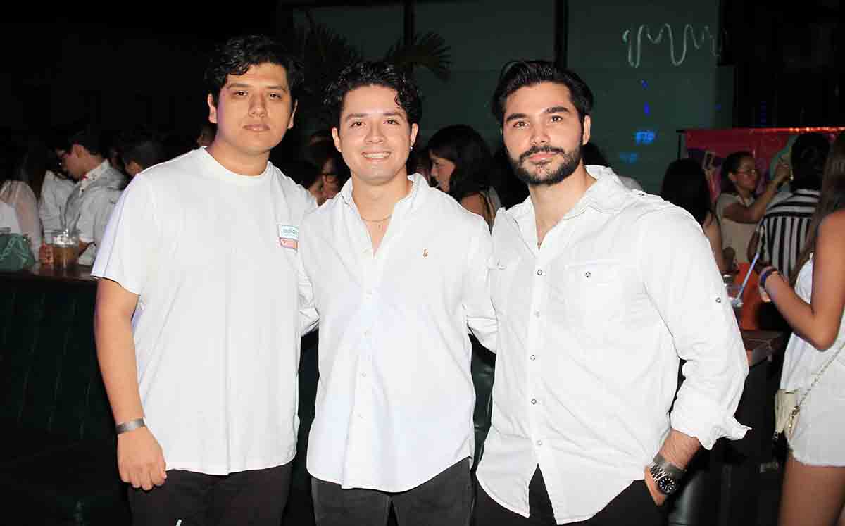 KEVIN UBALLE, ALEJANDRO MANRIQUE Y RAFAEL CONDE nos regalaron sus mejores sonrisas