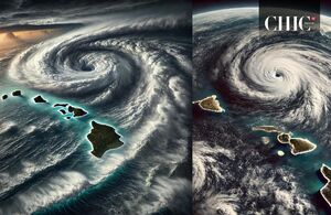 Estas son las zonas afectabas por la tormenta tropical Hone (Foto: Chat GPT)