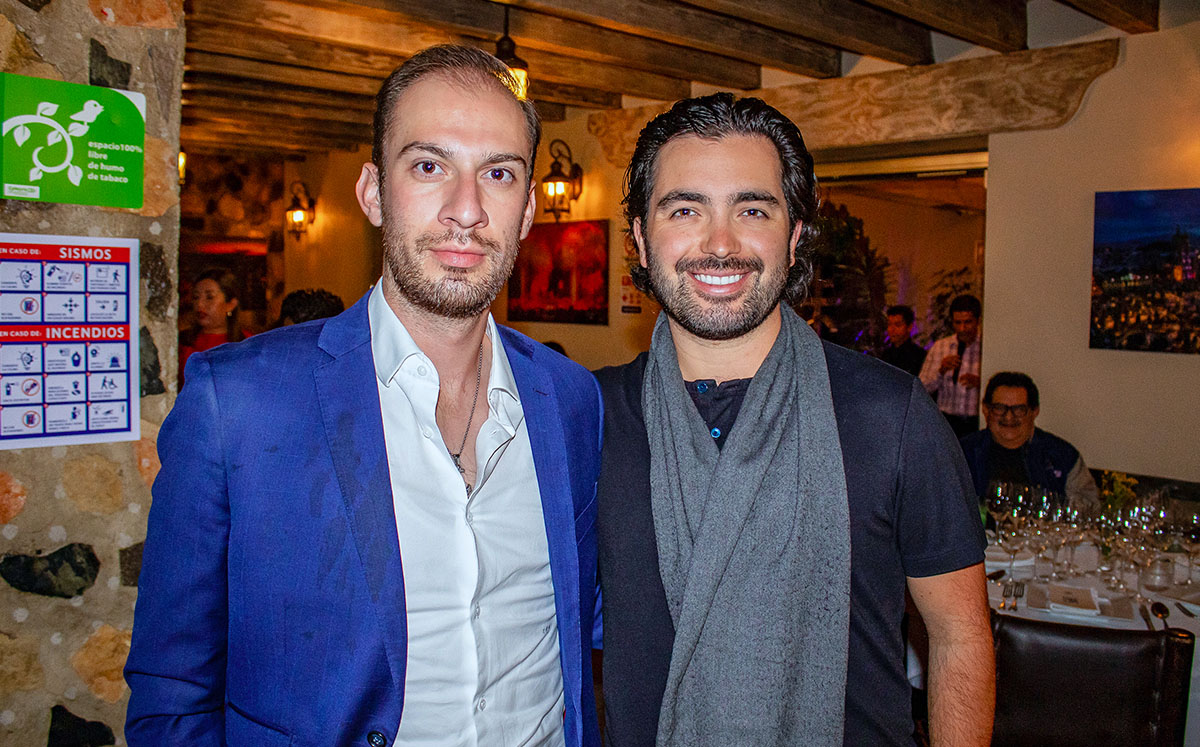 Octavio Mena y Enrique Mena