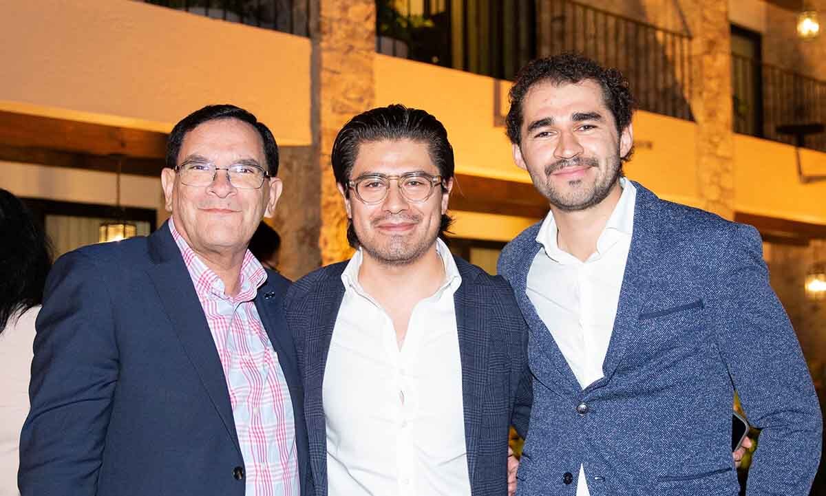 Iván De la Fuente, Antar Mendoza y Alejandro Montiel