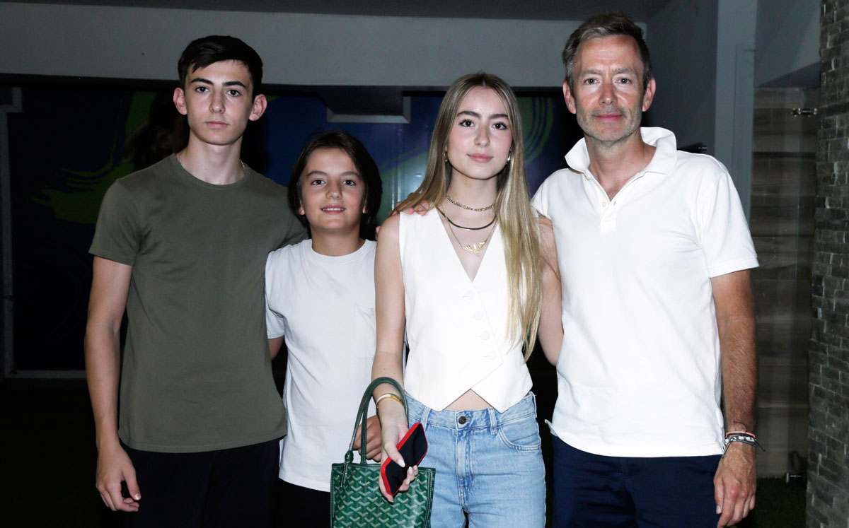 Jorge Escámez, Diego Escámez, Mony Escámez y Jorge Escámez